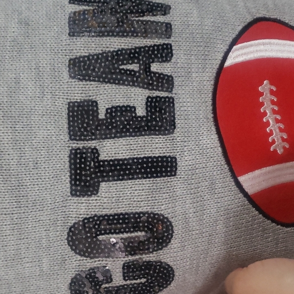 Go Team Football graphic Long sleeve sweater - Picture 3 of 5